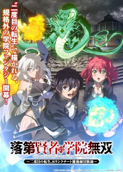 انمي Rakudai Kenja No Gakuin Musou: Nidome No Tensei, S-Rank Cheat Majutsushi Boukenroku الحلقة 6 مترجمة